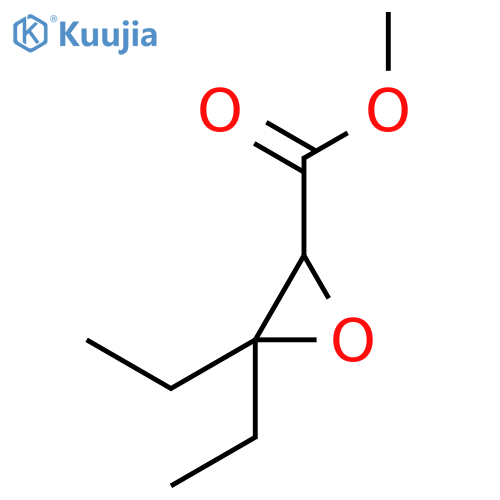 Oxiranecarboxylic acid, 3,3-diethyl-, methyl ester structure