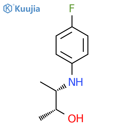 2-Butanol, 3-[(4-fluorophenyl)amino]-, (R*,S*)- structure