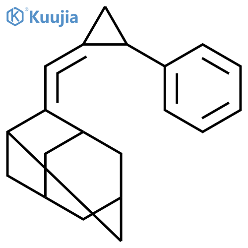 Tricyclo[3.3.1.13,7]decane, [(phenylcyclopropylidene)methylene]- structure