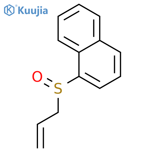 Naphthalene, 1-(2-propenylsulfinyl)- structure