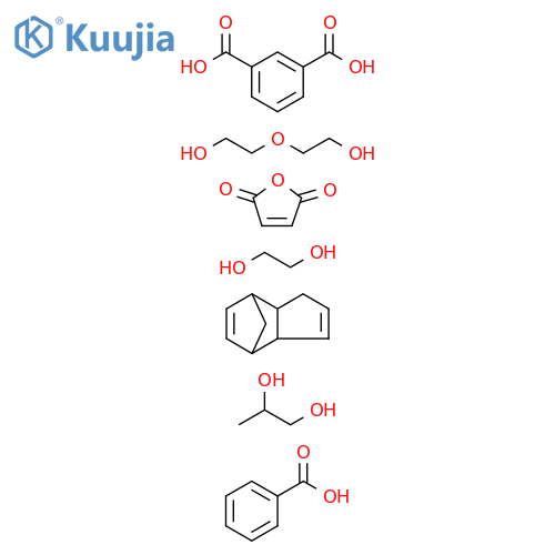 1,3-Benzenedicarboxylicacid,polymerwith1,2-ethanediol,2,5-furandione,2,2'-oxybis[ethanol],1,2-propanedioland3a,4,7,7a-tetrahydro-4,7-methano-1H-indene,benzoate structure