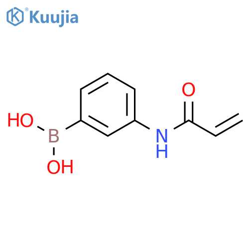 (3-acrylamidophenyl)boronic acid structure