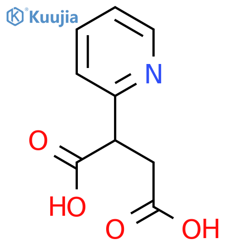 2-(pyridin-2-yl)butanedioic acid structure