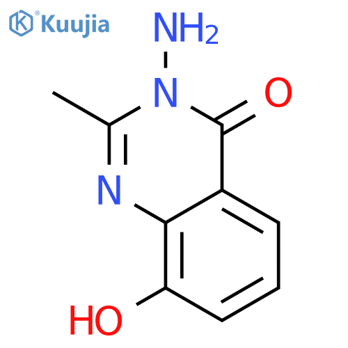 4(3H)-Quinazolinone,3-amino-8-hydroxy-2-methyl- structure