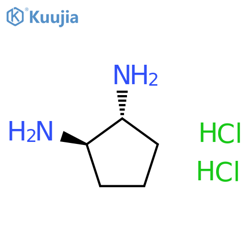 trans-cyclopentane-1,2-diamine;dihydrochloride structure