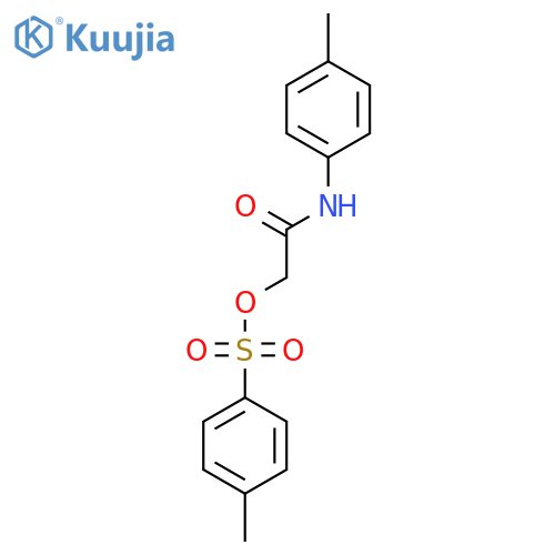 Acetamide, N-(4-methylphenyl)-2-[[(4-methylphenyl)sulfonyl]oxy]- structure