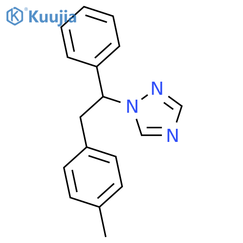 1H-1,2,4-Triazole, 1-[2-(4-methylphenyl)-1-phenylethyl]- structure