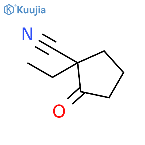 1-Ethyl-2-oxocyclopentanecarbonitrile structure
