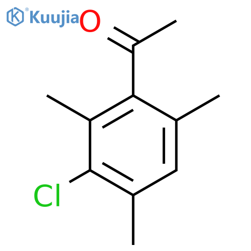 1-(3-chloro-2,4,6-trimethylphenyl)ethan-1-one structure