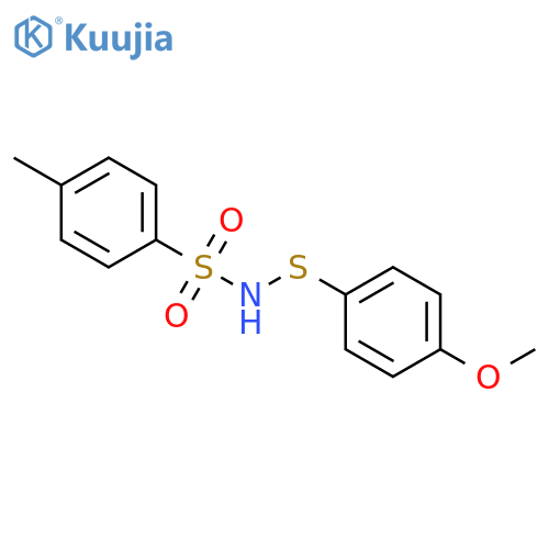 Amidogen, [(4-methoxyphenyl)thio][(4-methylphenyl)sulfonyl]- structure