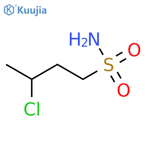 3-chlorobutane-1-sulfonamide structure