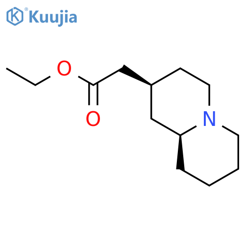 2H-Quinolizine-2-acetic acid, octahydro-, ethyl ester, trans- structure