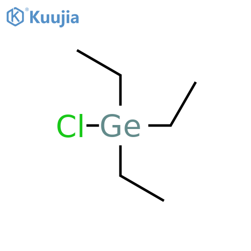 Triethylchlorogermane structure