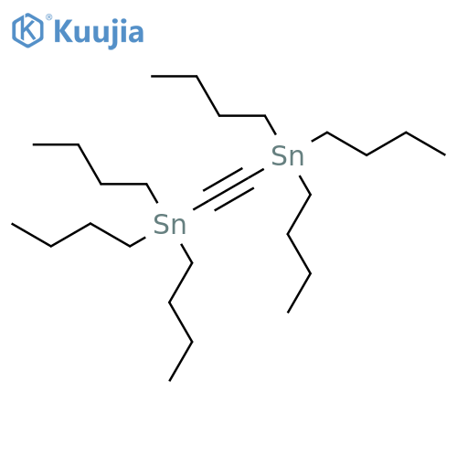 Stannane,1,1'-(1,2-ethynediyl)bis[1,1,1-tributyl- structure