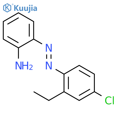 Benzenamine, 2-[(4-chloro-2-ethylphenyl)azo]- structure