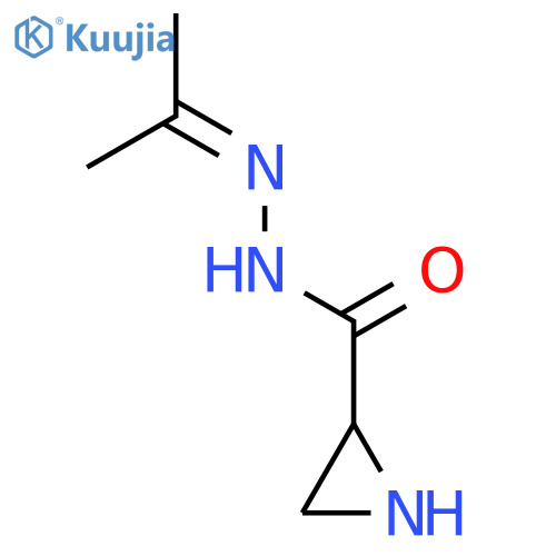 2-Aziridinecarboxylicacid, 2-(1-methylethylidene)hydrazide structure