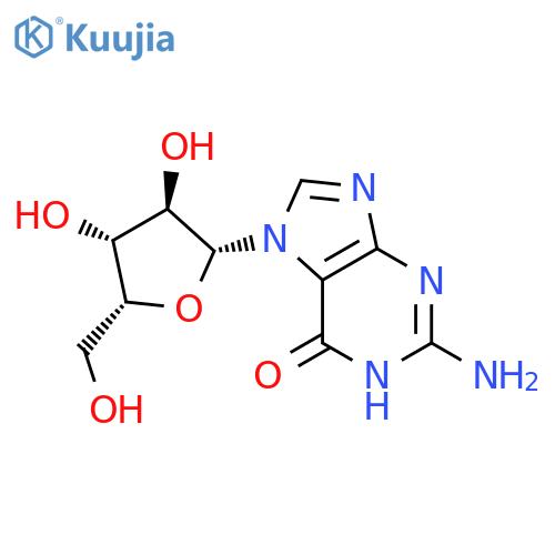 7-beta-D-Xylofuranosyl-1,7-Dihydro- Guanine structure