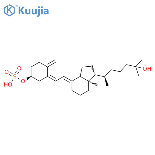 9,10-Secocholesta-5,7,10(19)-triene-3,25-diol,3-(hydrogen sulfate), (3b,5Z,7E)- (9CI) structure
