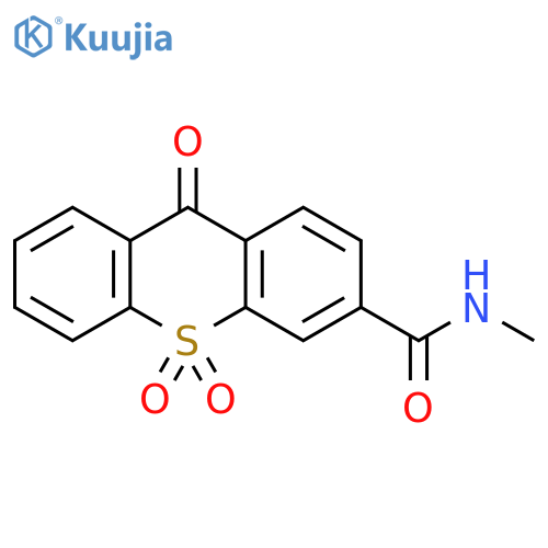 N-Methyl-9,10,10-trioxo-9H-10lambda6-thioxanthene-3-carboxamide structure