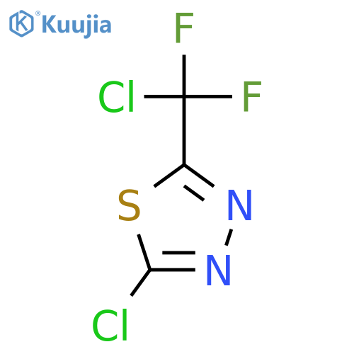 1,3,4-Thiadiazole, 2-chloro-5-(chlorodifluoromethyl)- structure