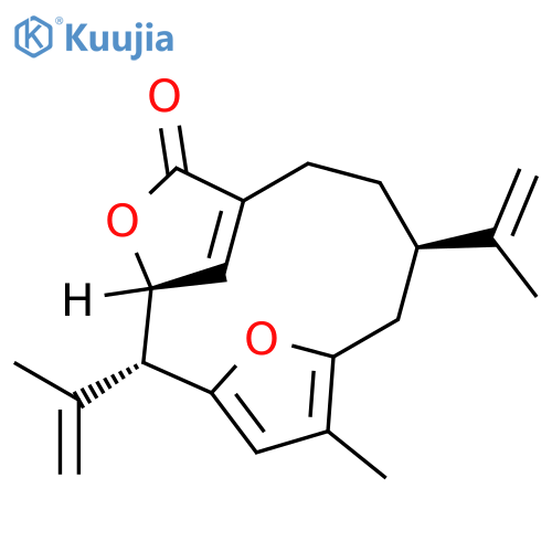 4,14-Dioxatricyclo[9.2.1.13,6]pentadeca-6(15),11,13-trien-5-one, 12-methyl-2,9-bis(1-methylethenyl)-, (2R,3R,9R)- structure
