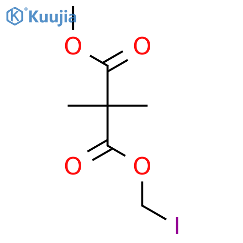 Propanedioic acid, dimethyl-, iodomethyl methyl ester structure