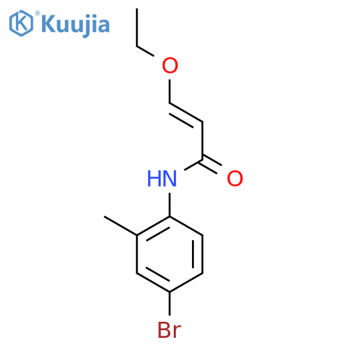 2-Propenamide, N-(4-bromo-2-methylphenyl)-3-ethoxy-, (E)- structure
