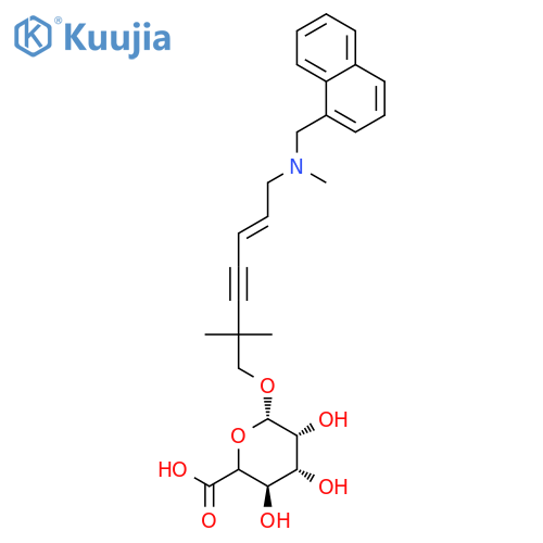 Hydroxy Terbinafine β-D-Glucuronide structure