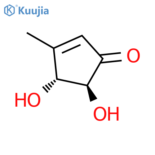 2-Cyclopenten-1-one, 4,5-dihydroxy-3-methyl-, trans- structure