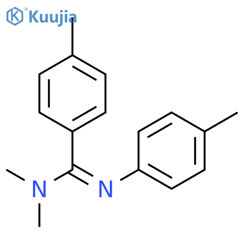 Benzenecarboximidamide, N,N,4-trimethyl-N'-(4-methylphenyl)- structure