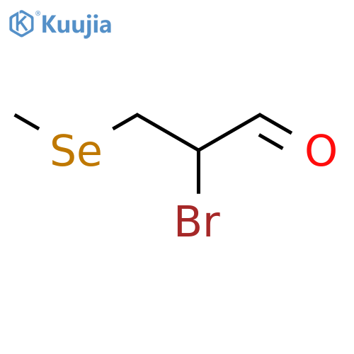 Propanal, 2-bromo-3-(methylseleno)- structure
