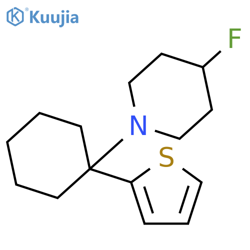Piperidine,4-fluoro-1-[1-(2-thienyl)cyclohexyl]- structure
