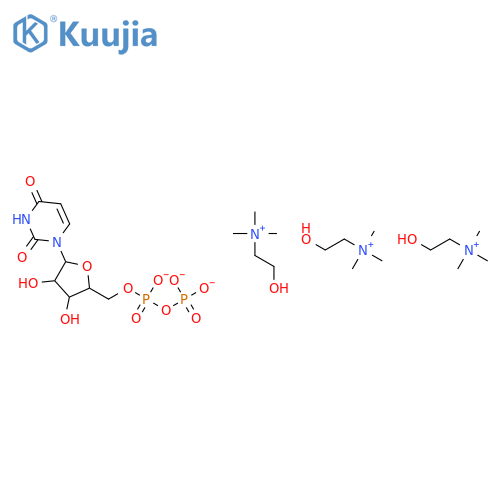 Uridine Diphosphate Choline structure