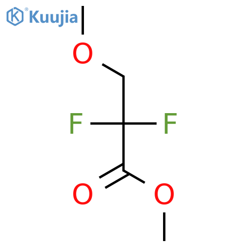 methyl 2,2-difluoro-3-methoxypropanoate structure