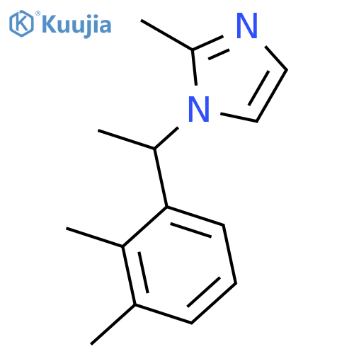 1H-Imidazole, 1-[1-(2,3-dimethylphenyl)ethyl]-2-methyl- structure
