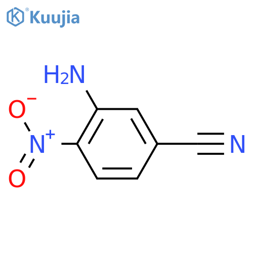 3-amino-4-nitro-benzonitrile structure