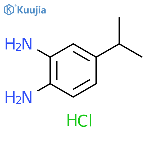 4-(propan-2-yl)benzene-1,2-diamine dihydrochloride structure