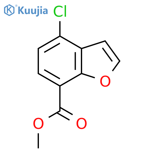 Methyl 4-chlorobenzofuran-7-carboxylate structure