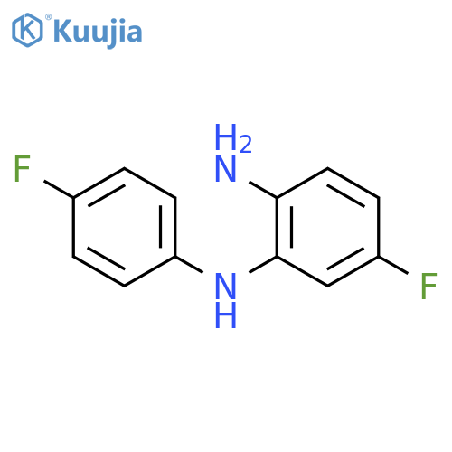 1,2-Benzenediamine, 4-fluoro-N2-(4-fluorophenyl)- structure