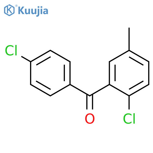 Methanone, (2-chloro-5-methylphenyl)(4-chlorophenyl)- structure