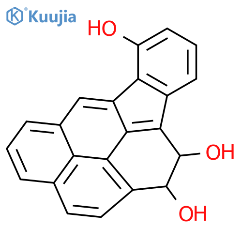 (11R,12R)-11,12-dihydroindeno[1,2,3-cd]pyrene-7,11,12-triol structure