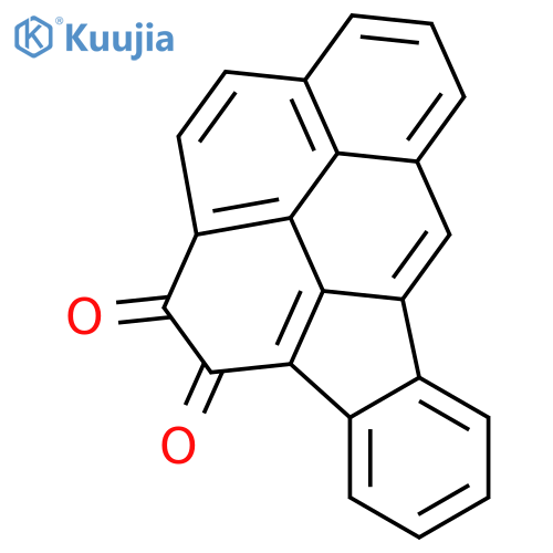 indeno[1,2,3-cd]pyrene-11,12-dione structure