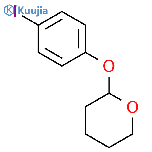 2H-Pyran, tetrahydro-2-(4-iodophenoxy)- structure
