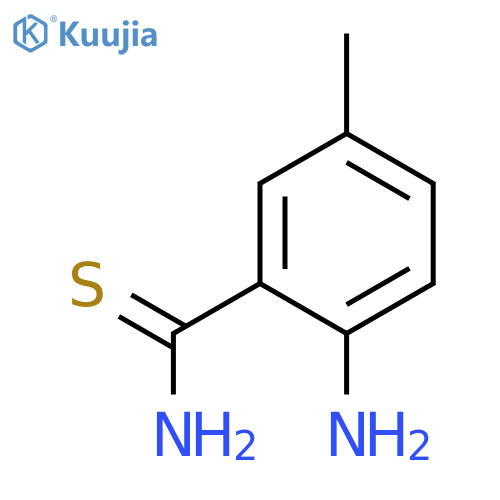 Benzenecarbothioamide, 2-amino-5-methyl- structure