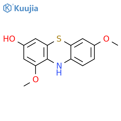 10H-Phenothiazin-3-ol, 1,7-dimethoxy- structure