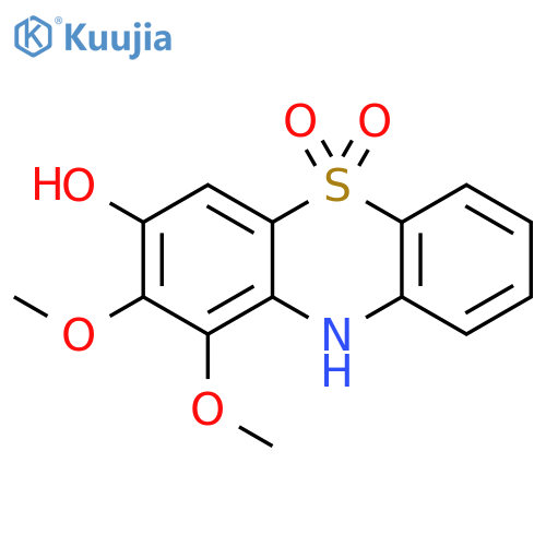 10H-Phenothiazin-3-ol, 1,2-dimethoxy-, 5,5-dioxide structure
