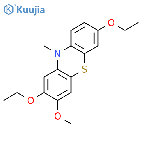 10H-Phenothiazine, 2,7-diethoxy-3-methoxy-10-methyl- structure