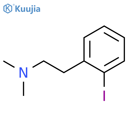 2-(2-iodophenyl)ethyldimethylamine structure