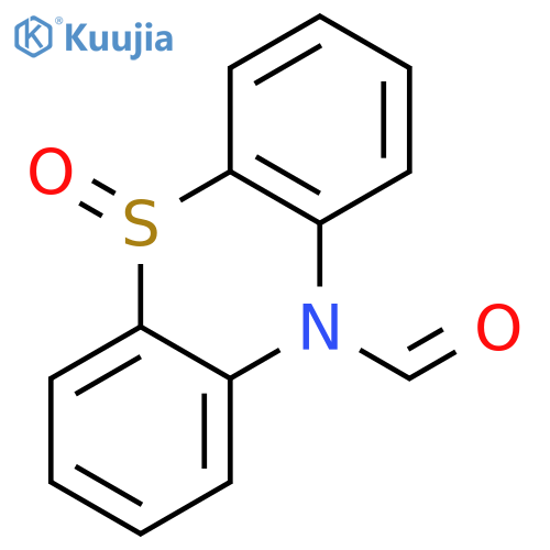 10H-phenothiazine-10-carbaldehyde 5-oxide structure