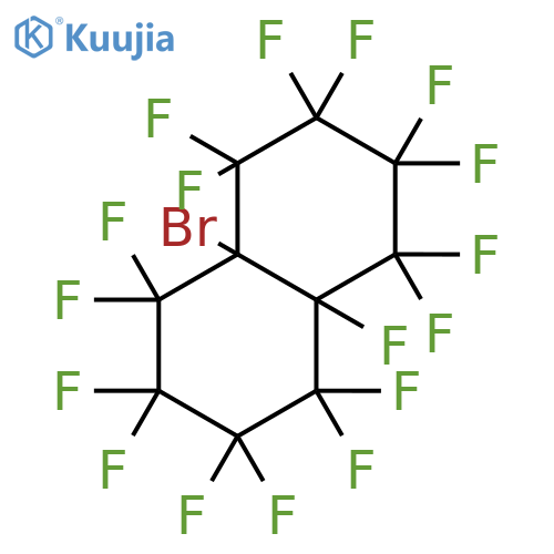 Naphthalene, bromoheptadecafluorodecahydro- structure